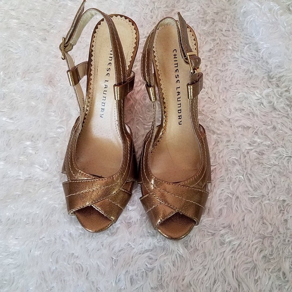 RockaBilly Perfect Chinese Laundry Sling Backs - Picture 2 of 7